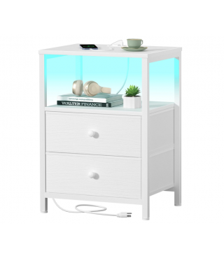 LED Night Stand with 2...