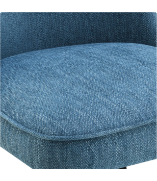 OT Upholstered Swivel Dining Chair 34.87"