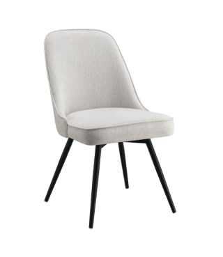 OT Upholstered Swivel Dining Chair 34.87"