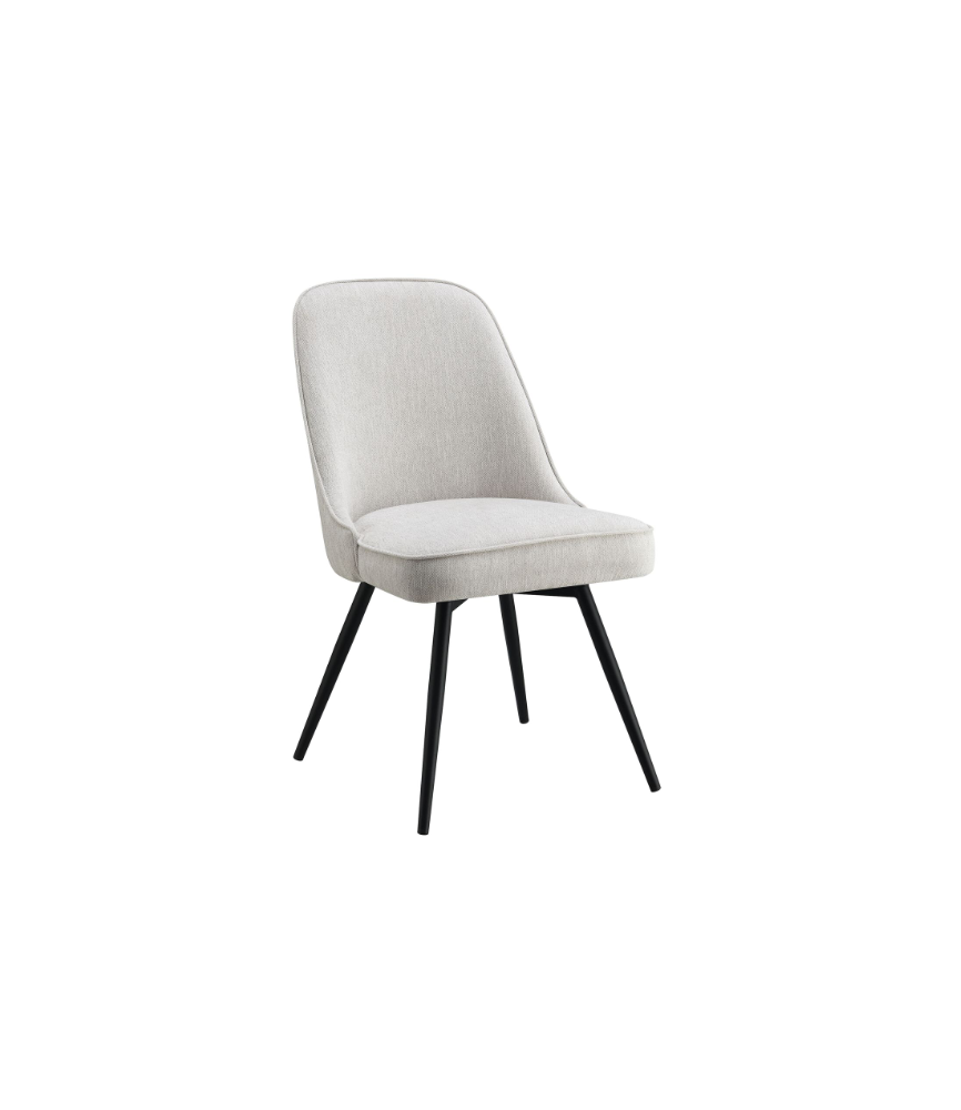 OT Upholstered Swivel Dining Chair 34.87"