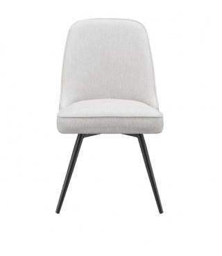 OT Upholstered Swivel Dining Chair 34.87"