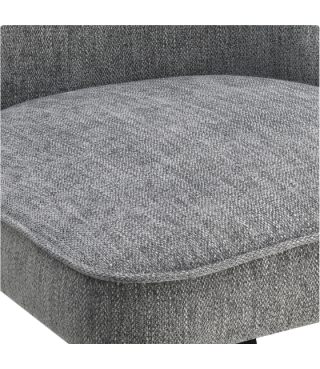OT Upholstered Swivel Dining Chair 34.87"