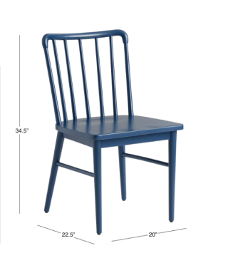 Wooden Farmhouse Dining Chair 45.6''