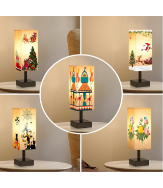 Boxed Table Lamp for Bedroom/ Bedside Lamps for Nightstand, Minimalist