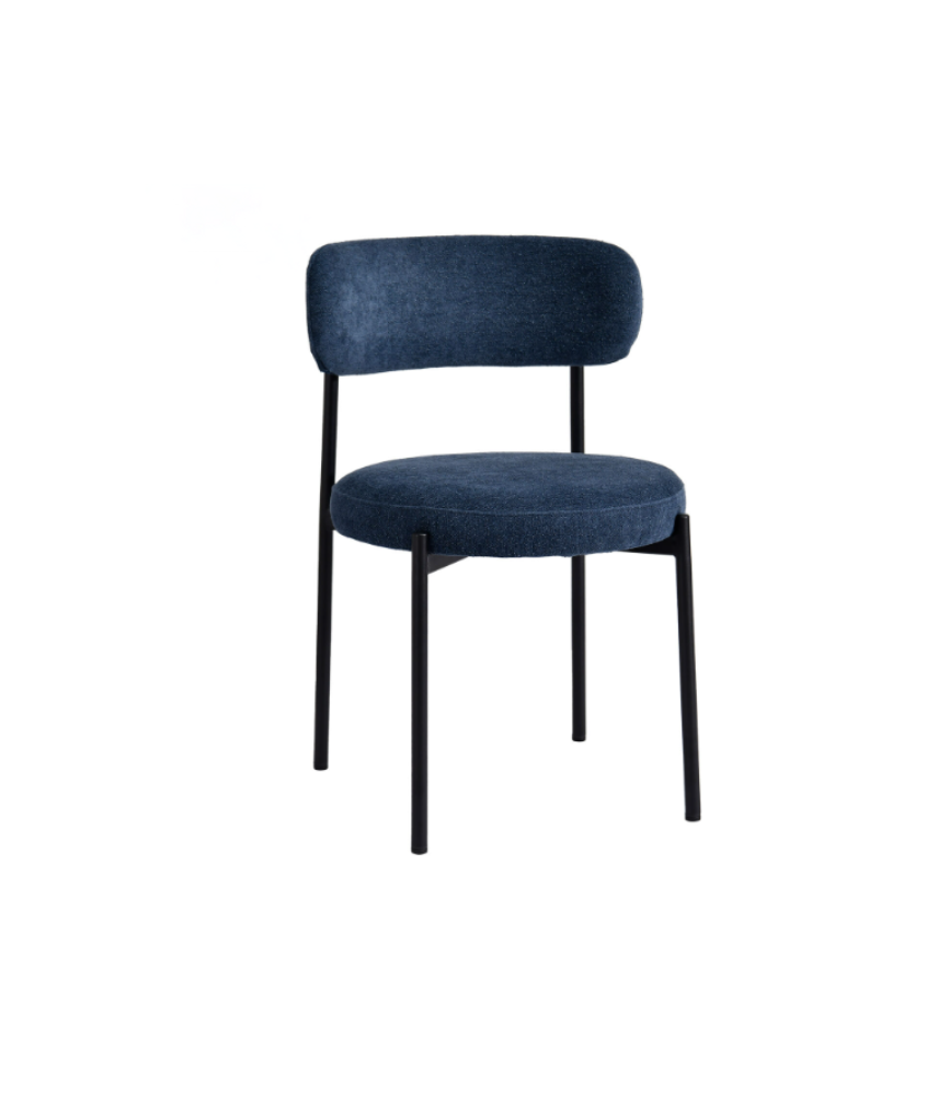 Solid Split Back Upholstered Dining Chair