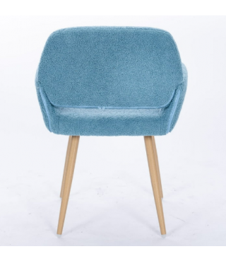 Dining Chair Side Chair with Upholstered Padded Seats & Wooden Legs