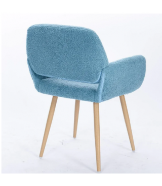 Dining Chair Side Chair with Upholstered Padded Seats & Wooden Legs
