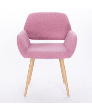 Dining Chair Side Chair with Upholstered Padded Seats & Wooden Legs