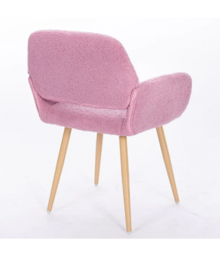 Dining Chair Side Chair with Upholstered Padded Seats & Wooden Legs