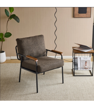 Linen Morden Armchair For Living Room,Bedroom