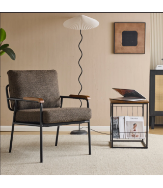 Linen Morden Armchair For Living Room,Bedroom