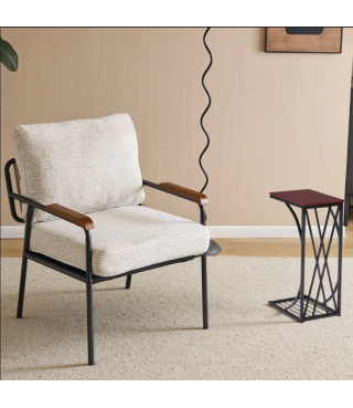 Linen Morden Armchair For Living Room,Bedroom