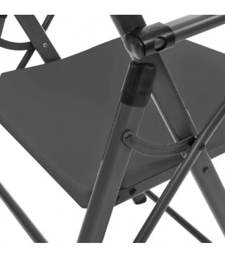 Commercial Plastic Folding Chair with Armrests (Set of 2)