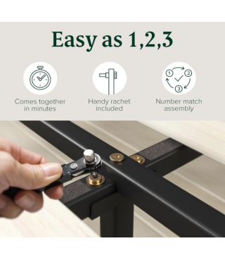 Twin Bamboo Platform Bed Frame14"