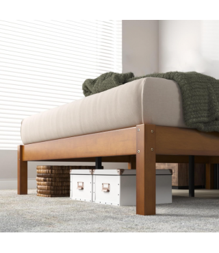 Twin Bamboo Platform Bed Frame14"