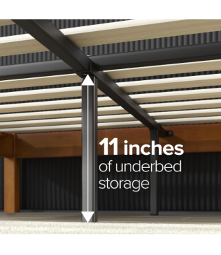 Twin Bamboo Platform Bed Frame14"