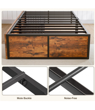 Bed Frame with 2 XL Storage Drawers