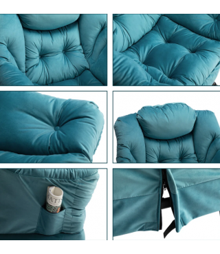 Large Fabric Lazy Chair for Living Room
