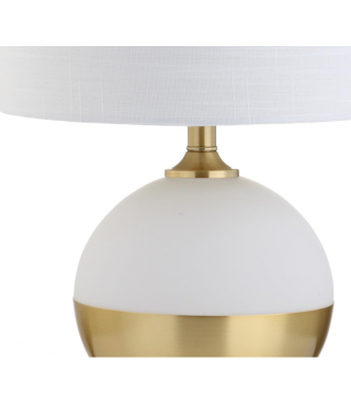 Ceramic/Metal LED Table Lamp Modern Bedside Desk 3.5"