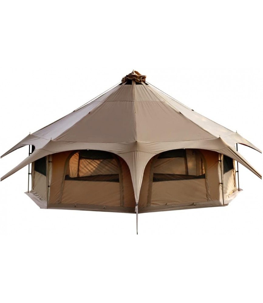 Canvas Tent Bell Tent with Stove 13.4'