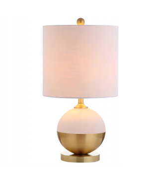 Ceramic/Metal LED Table Lamp Modern Bedside Desk 3.5"
