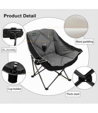 Oversized Foldable Camping Chair