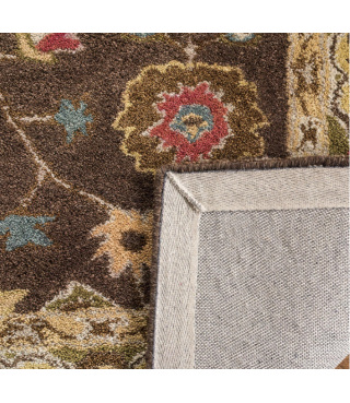 Handmade Wool Vintage Rug for Living Room