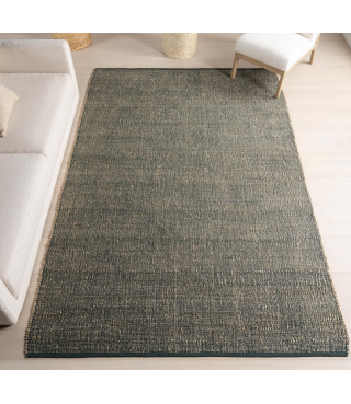 Cozy Jute & Cotton Hand Woven Area Rug