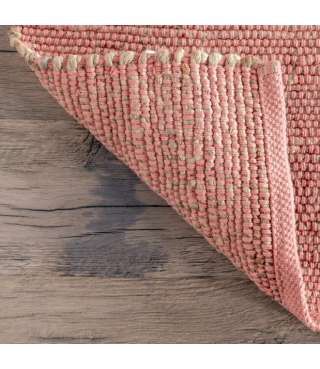 Cozy Jute & Cotton Hand Woven Area Rug