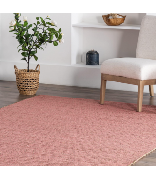 Cozy Jute & Cotton Hand Woven Area Rug