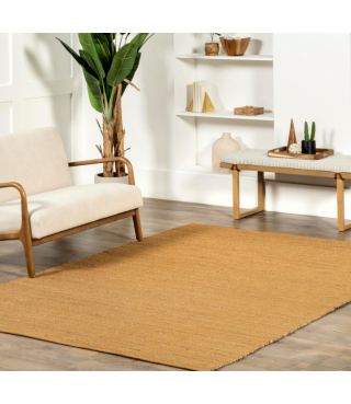 Cozy Jute & Cotton Hand Woven Area Rug