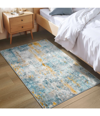 Mixed Color Living Room Rug Area Rug Machine Washable