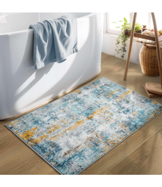 Mixed Color Living Room Rug Area Rug Machine Washable