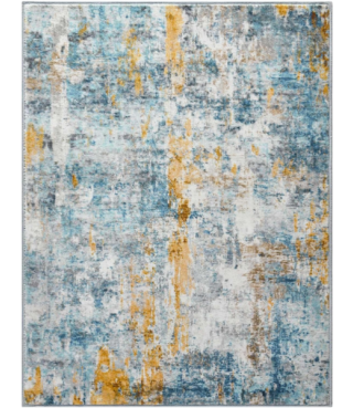 Mixed Color Living Room Rug Area Rug Machine Washable