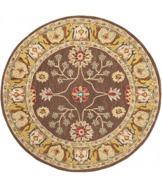 Handmade Wool Vintage Rug for Living Room