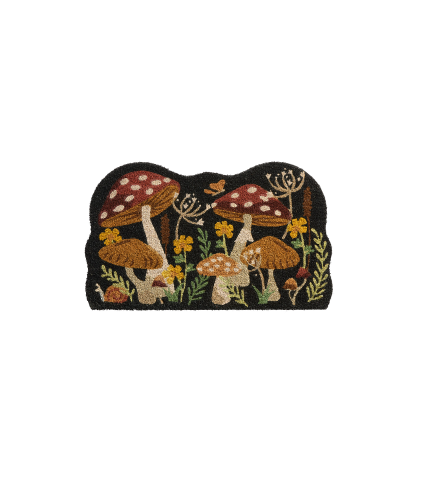 OT Mushroom Dream Coir Doormat