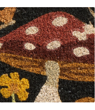 OT Mushroom Dream Coir Doormat