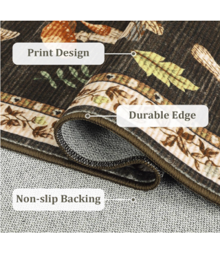 Washable Rug 5x7 Area Rugs for Living Room