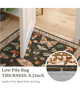 Washable Rug 5x7 Area Rugs for Living Room