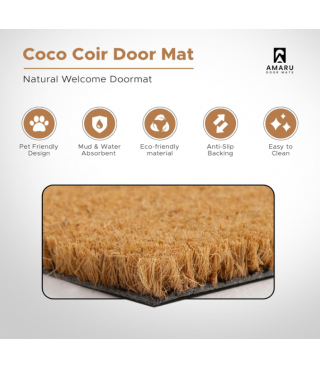 Door Mat with Heavy Duty Backing 17"