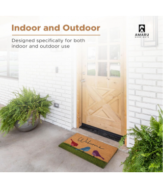 Door Mat with Heavy Duty Backing 17"