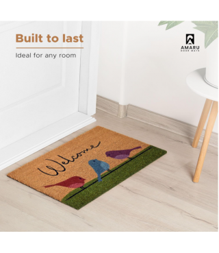 Door Mat with Heavy Duty Backing 17"